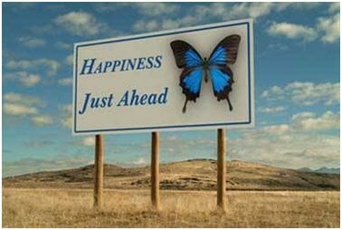 Happiness just ahead